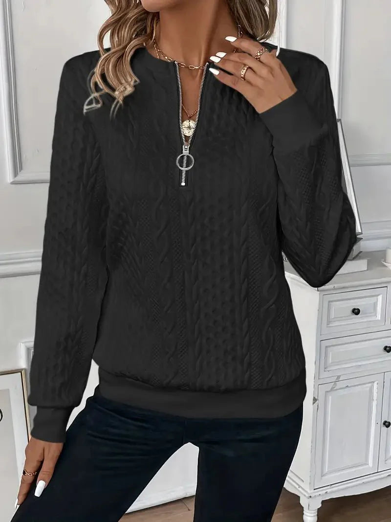 Amy™ | Trui met rits