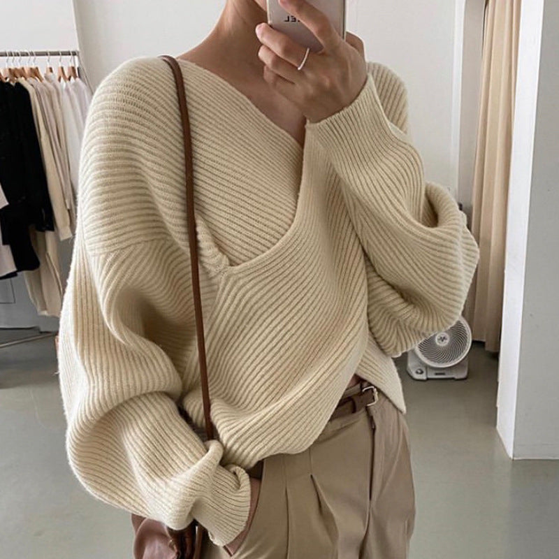 Lentivo™️| Pull in maglia incrociata chic