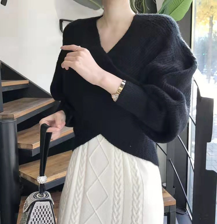 Lentivo™️| Pull in maglia incrociata chic