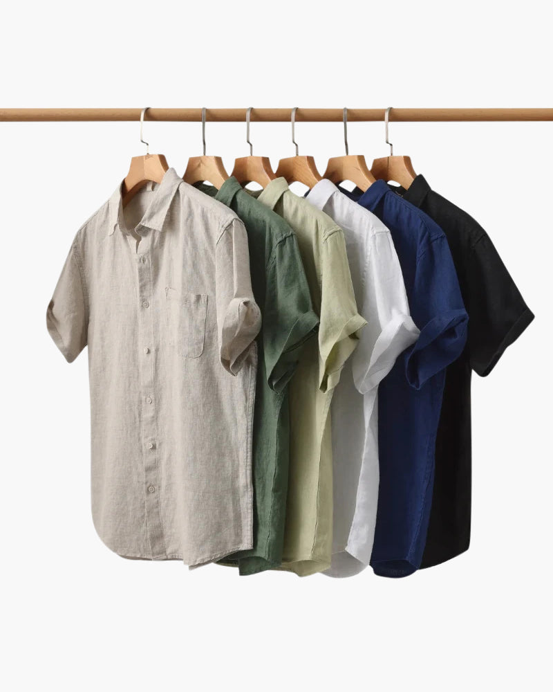 Lentivo™️| Linen Shirt (Shortsleeve)