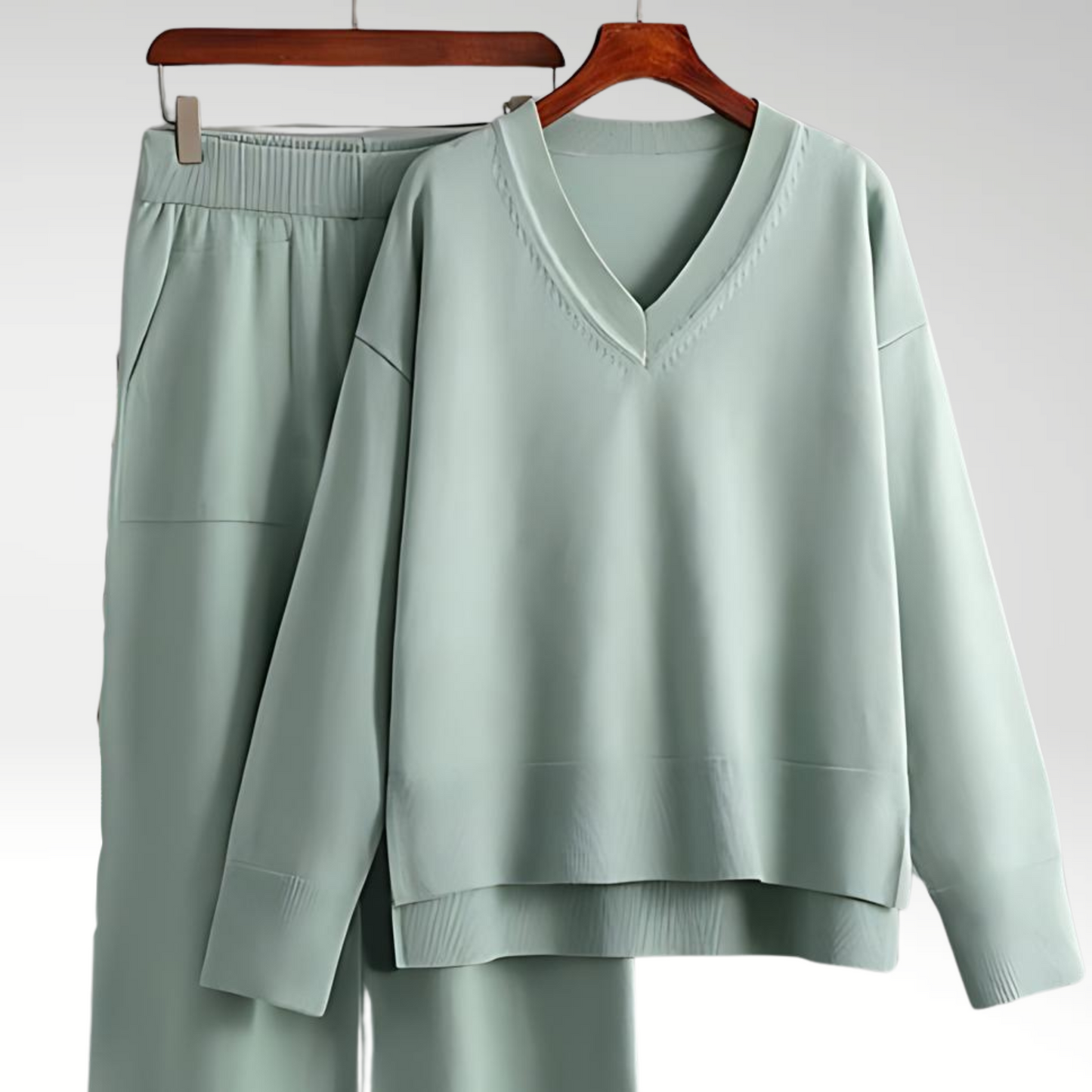 Lentivo™️| Set Due Pezzi Luxe con Collo a V