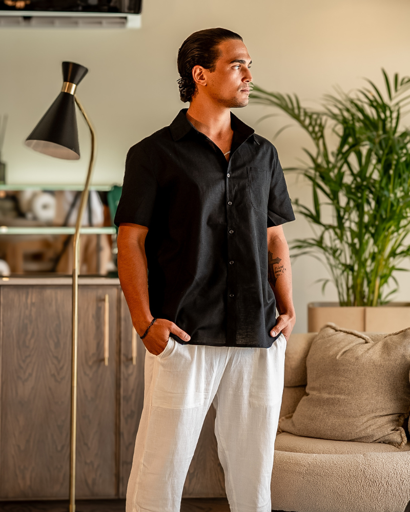 Lentivo™️| Linen Shirt (Shortsleeve)