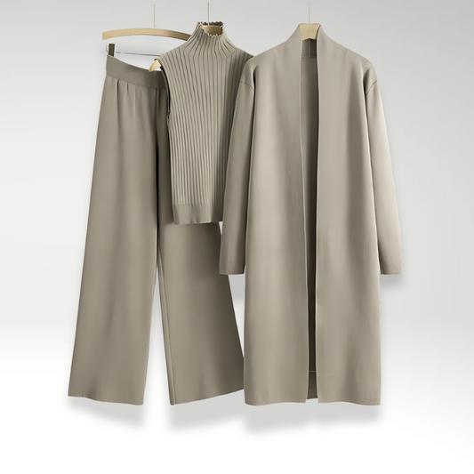 Lentivo™️|  Completo tre pezzi in maglia Luxe