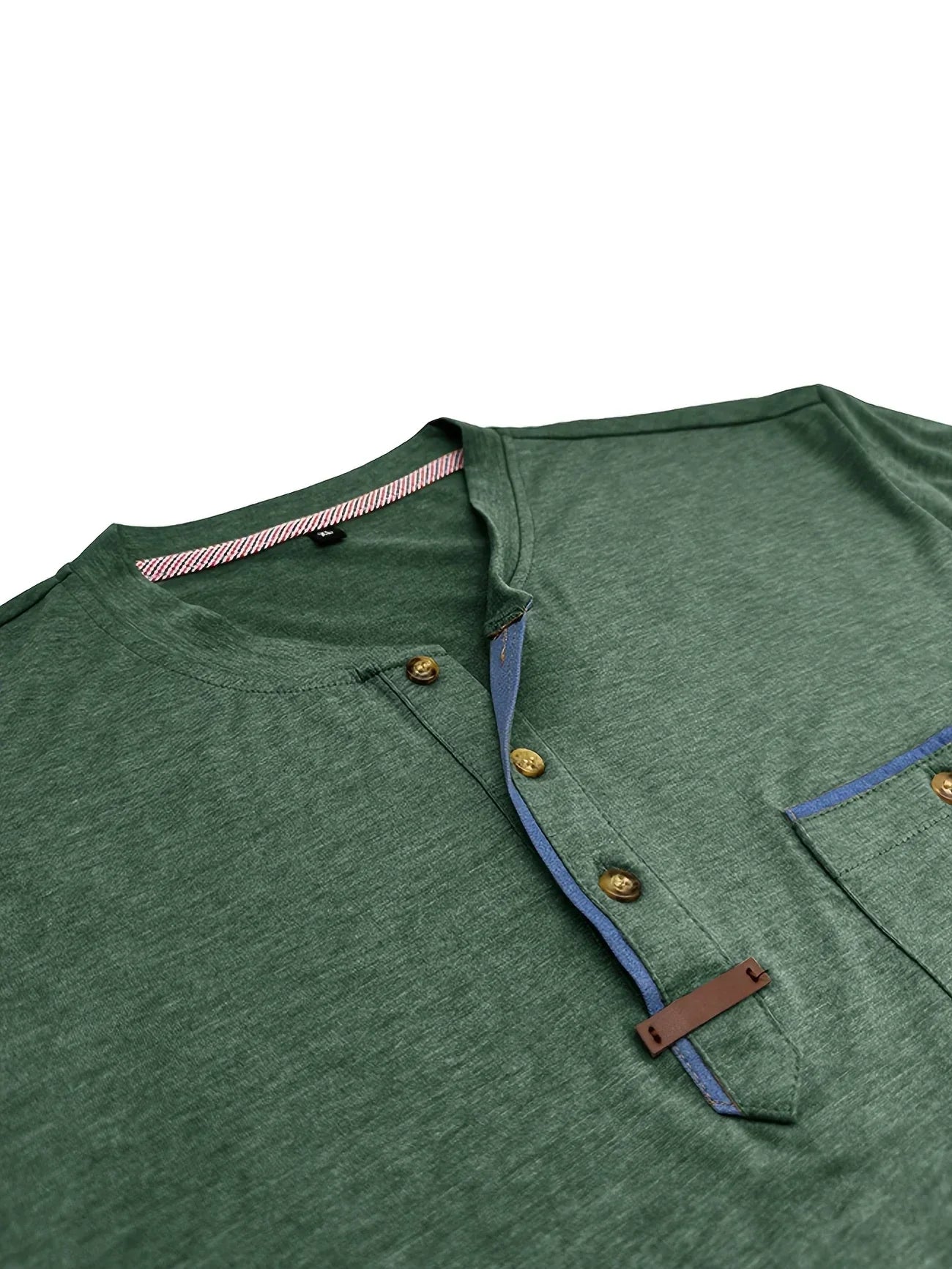 Savrani™ | T-shirt elegante con colletto rotondo e tasca