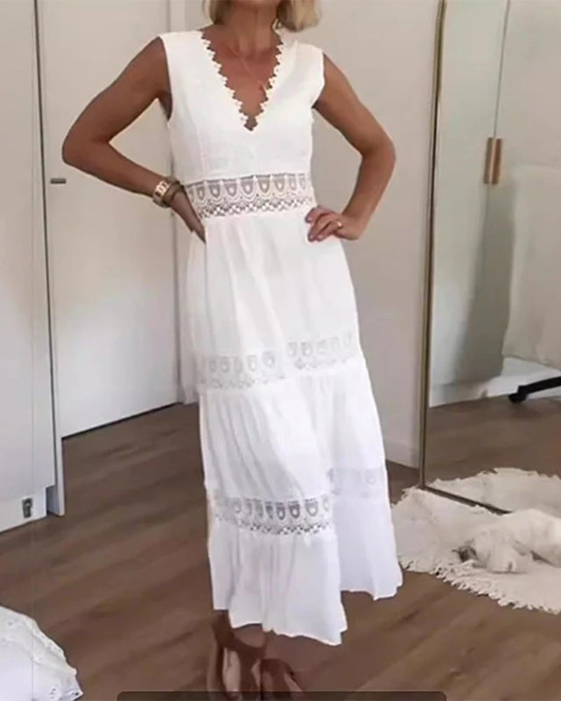 Lentivo™️| ELEGANTE MAXI JURK