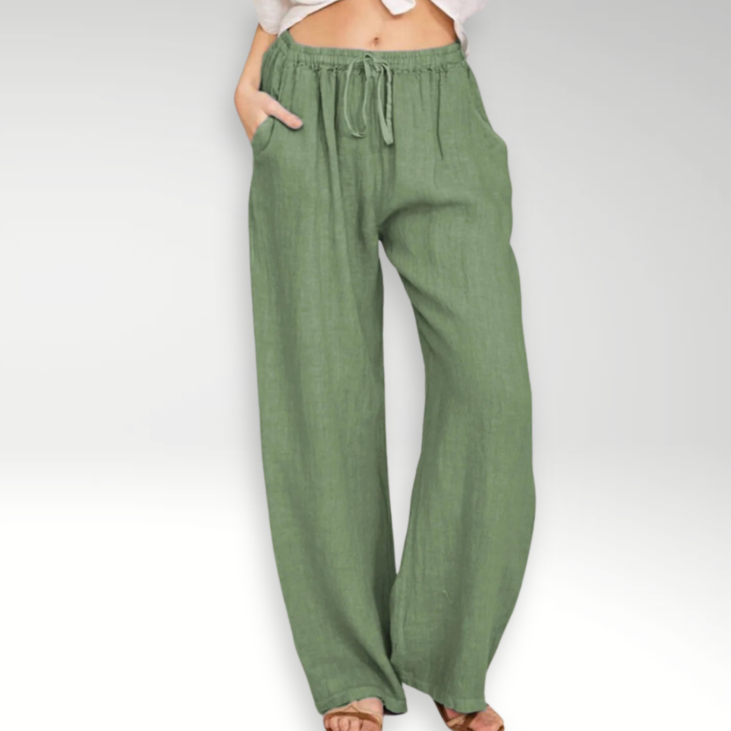 Lentivo™️|  Pantaloni comfort a gamba larga.
