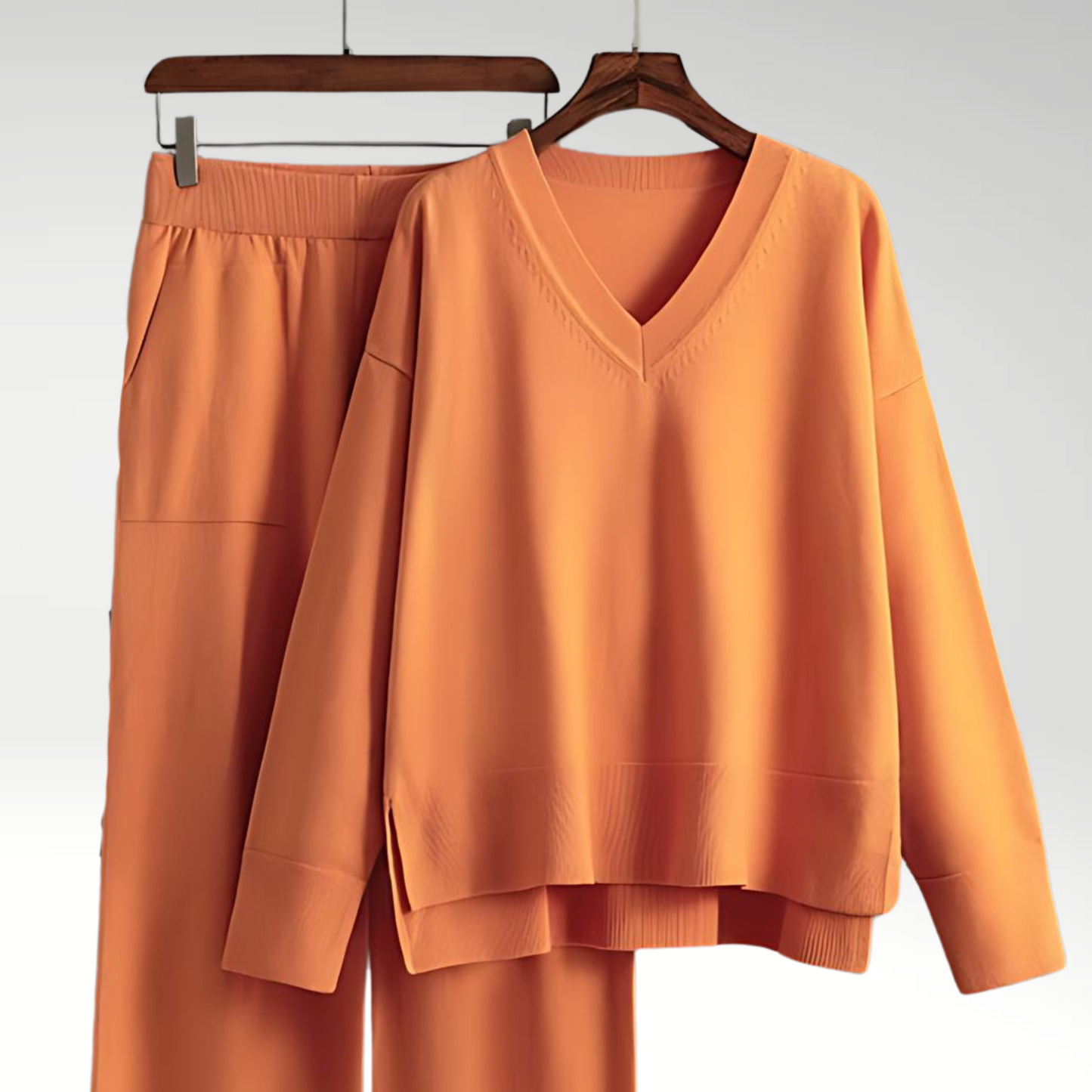 Lentivo™️| Set Due Pezzi Luxe con Collo a V