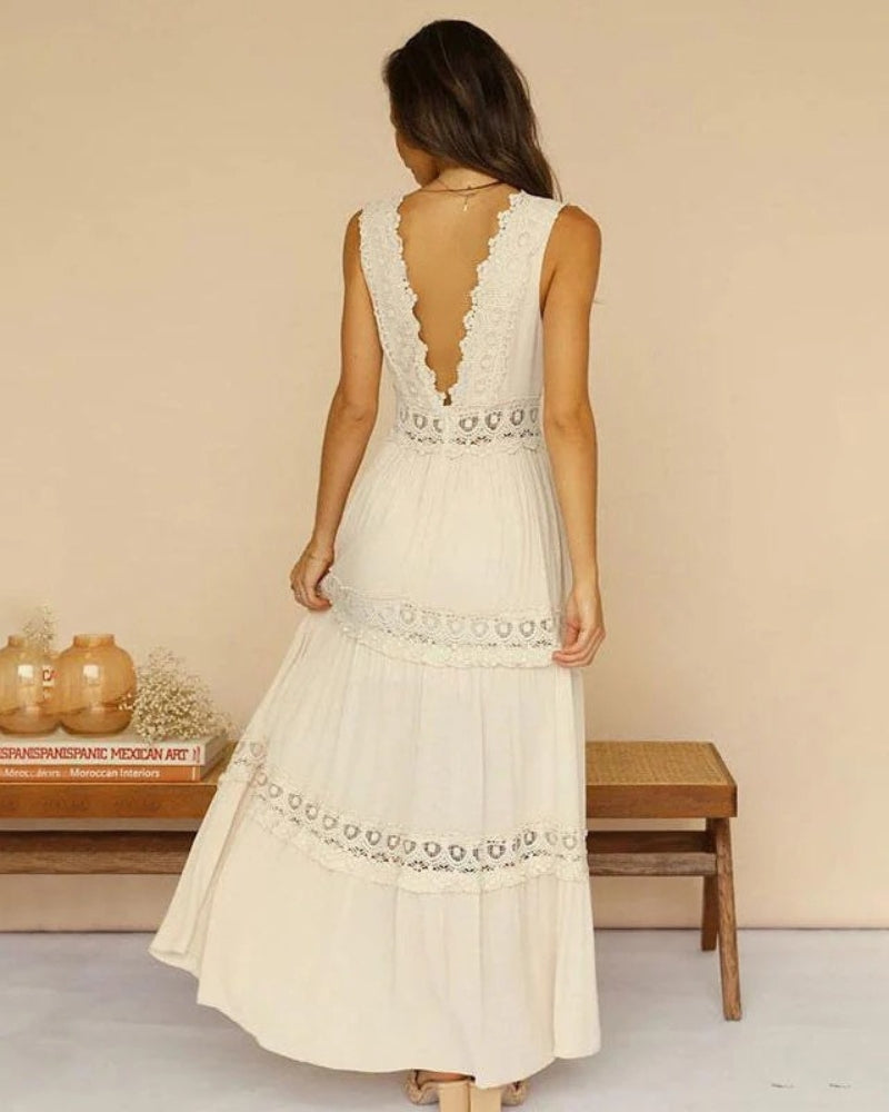 Lentivo™️| ELEGANTE MAXI JURK