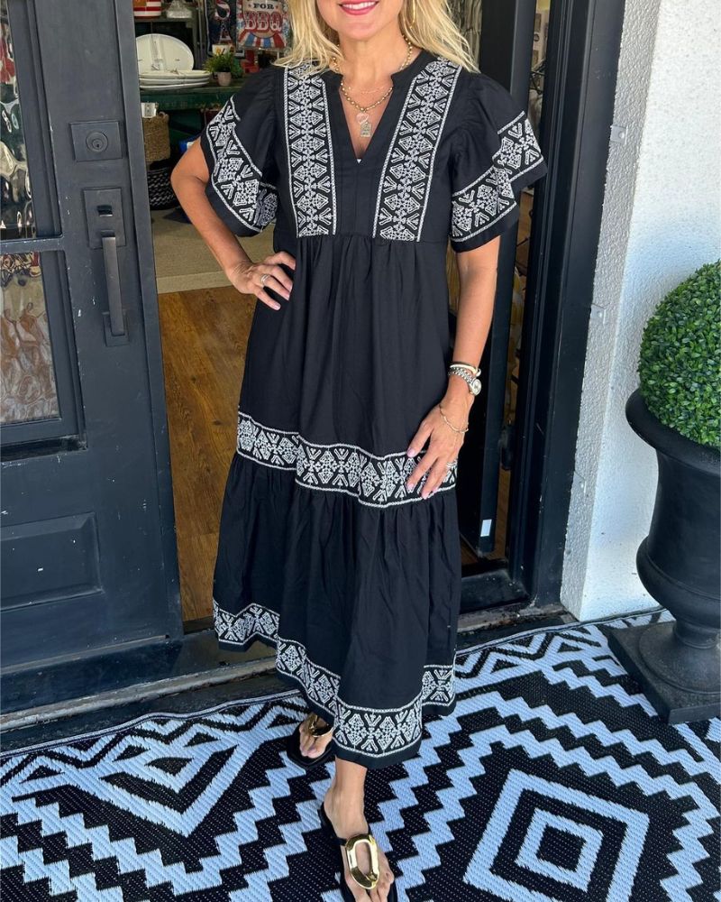 Lentivo™️| Boho Maxi Jurk