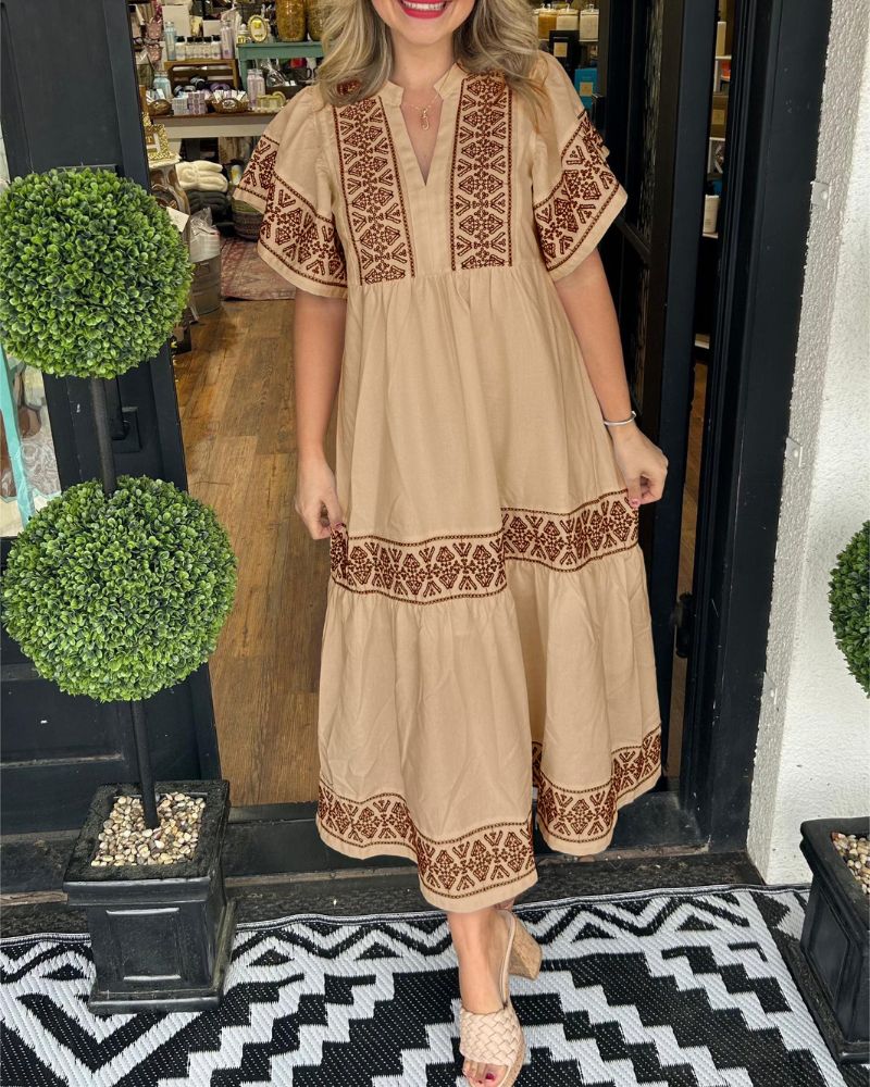 Lentivo™️| Boho Maxi Jurk