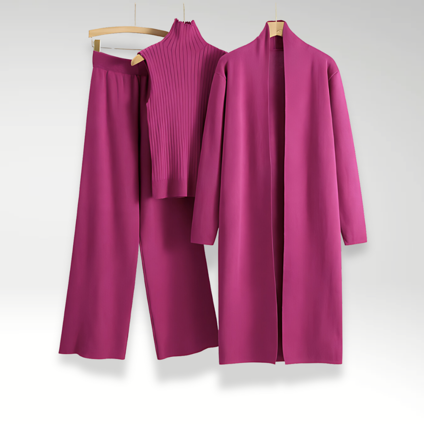 Lentivo™️|  Completo tre pezzi in maglia Luxe