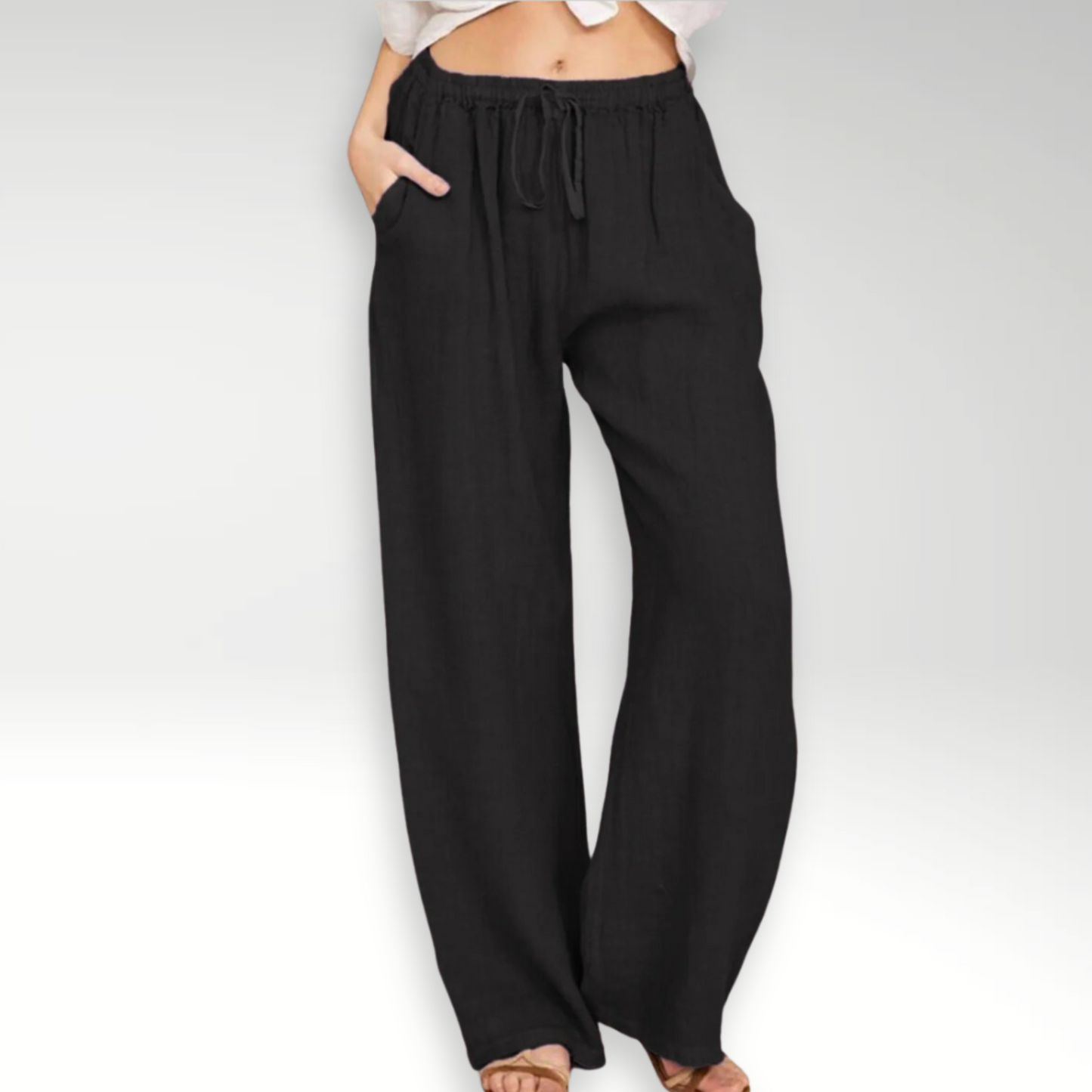 Lentivo™️|  Pantaloni comfort a gamba larga.