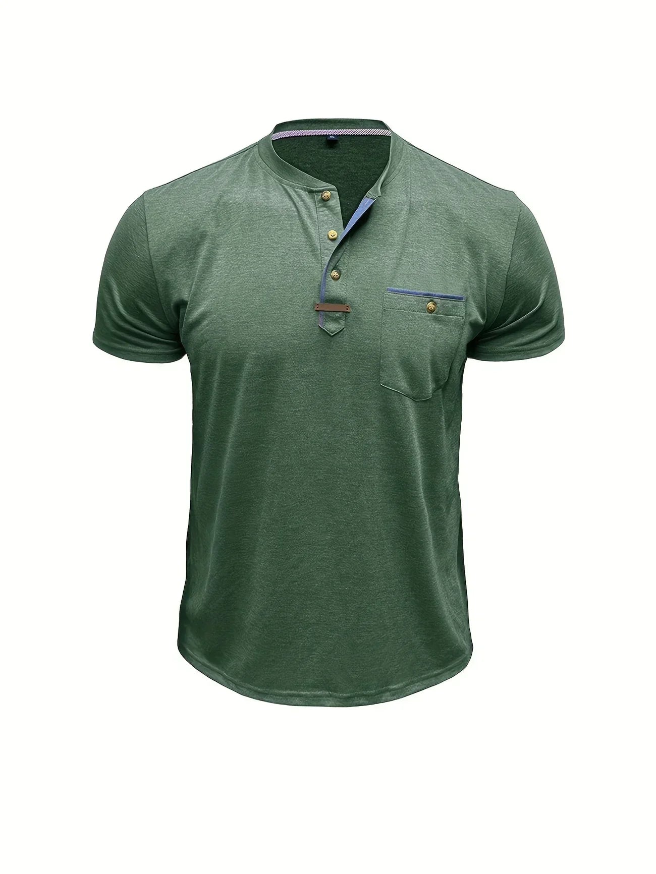 Savrani™ | T-shirt elegante con colletto rotondo e tasca