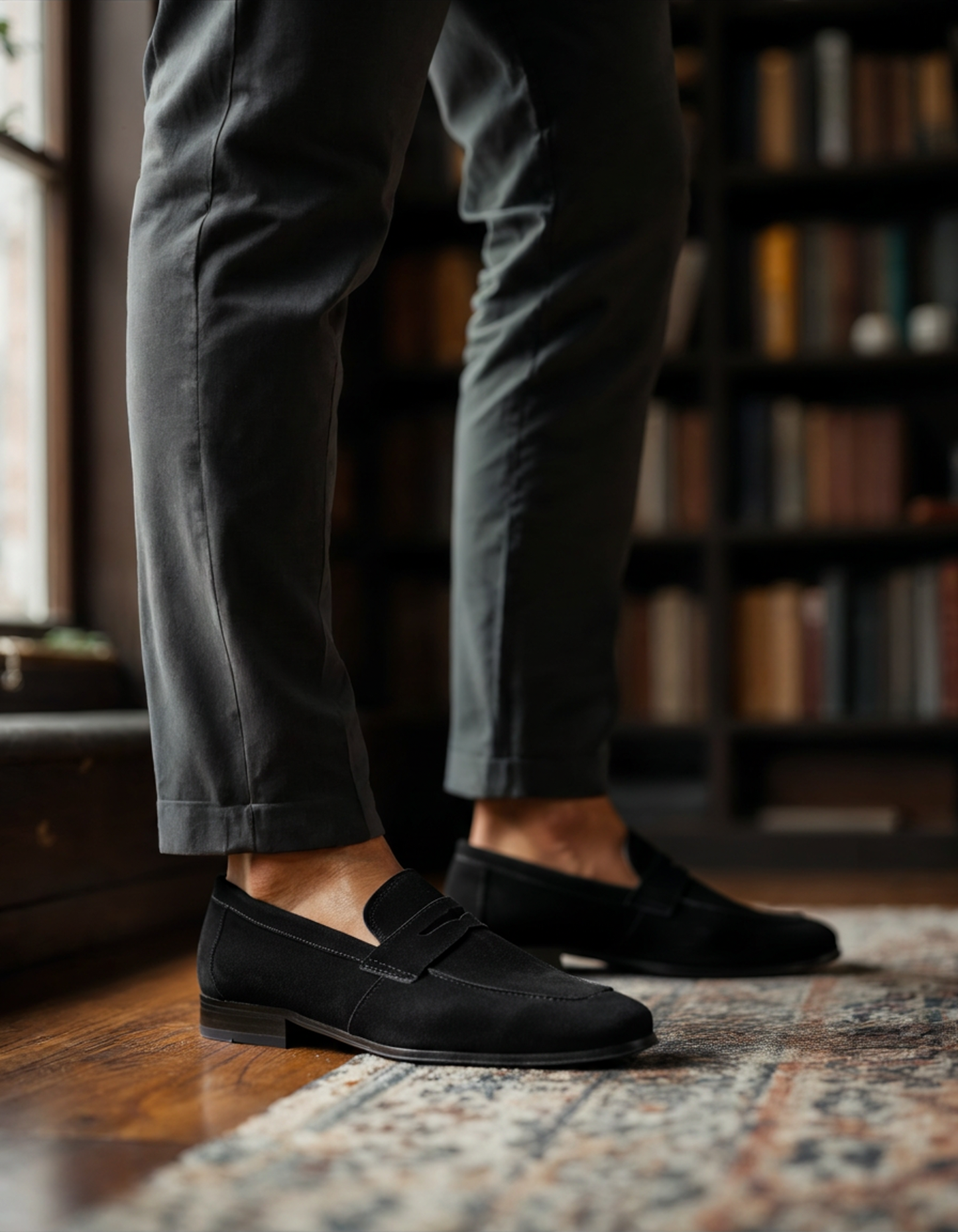 Lentivo™️ | Suede Penny Loafers