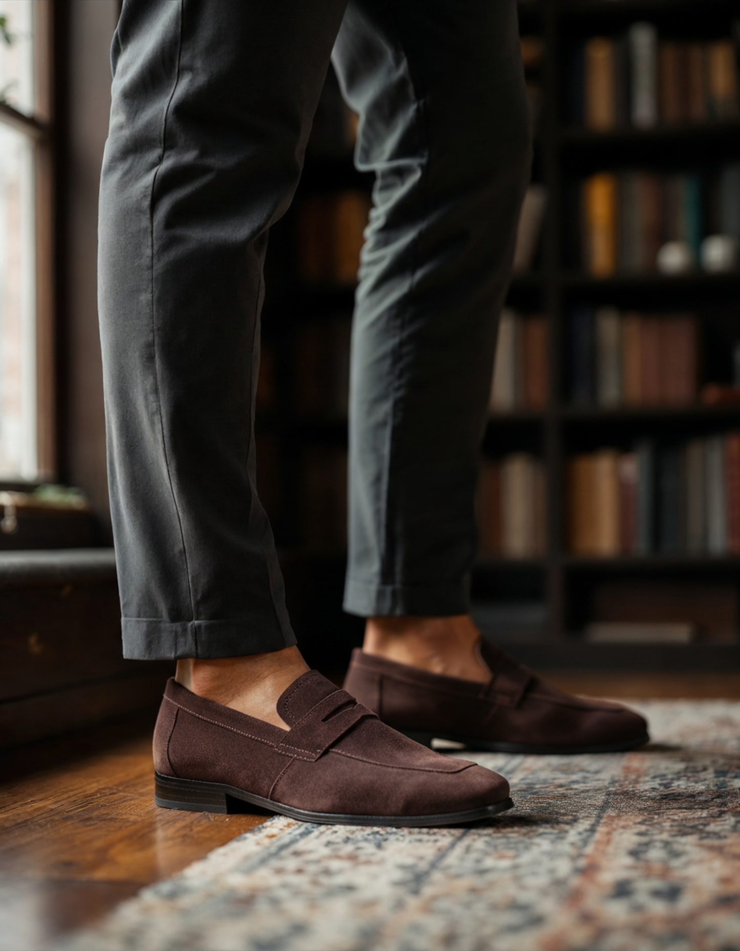 Lentivo™️ | Suede Penny Loafers