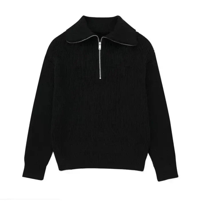 Lentivo™️| Maglione a righe con zip