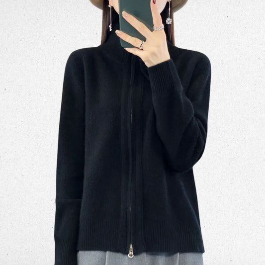 Laluna® | Cozy Zip-Up Cardigan