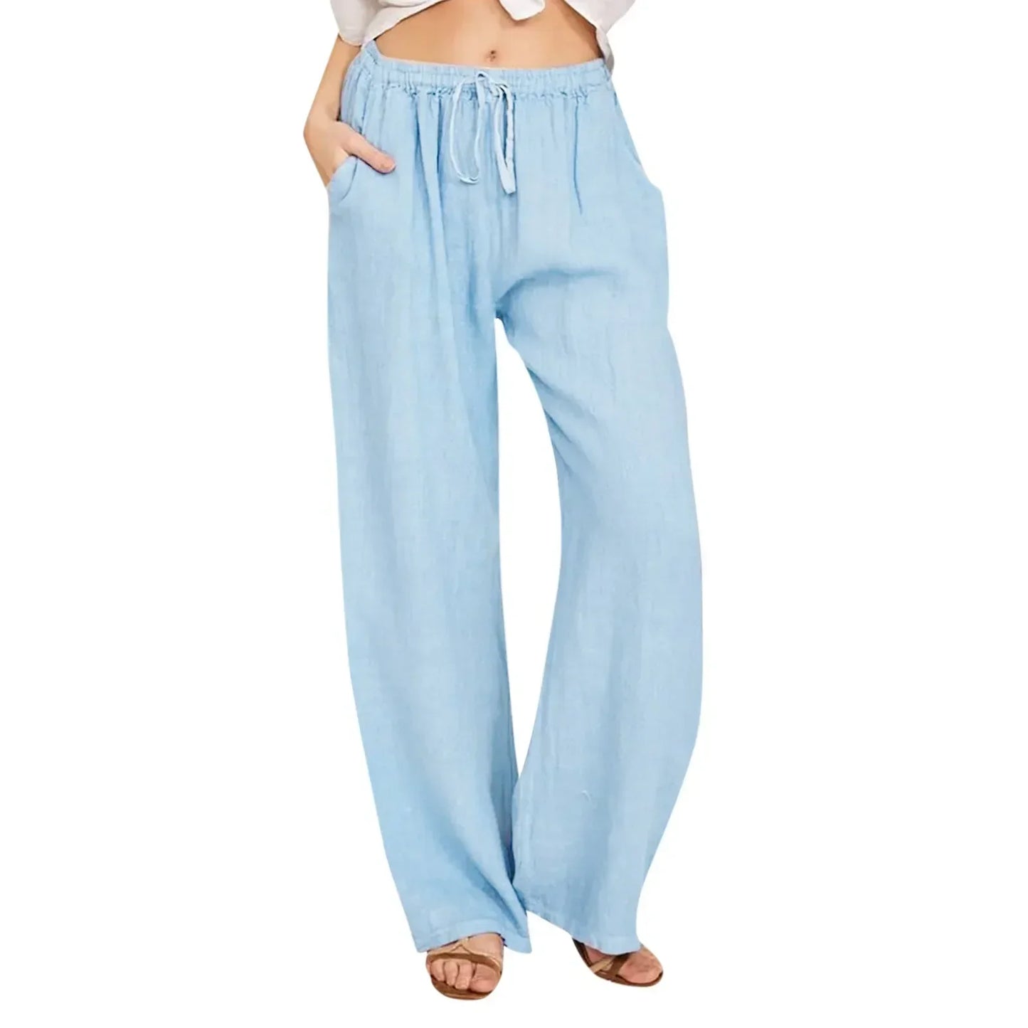 Lentivo™️|  Pantaloni comfort a gamba larga.
