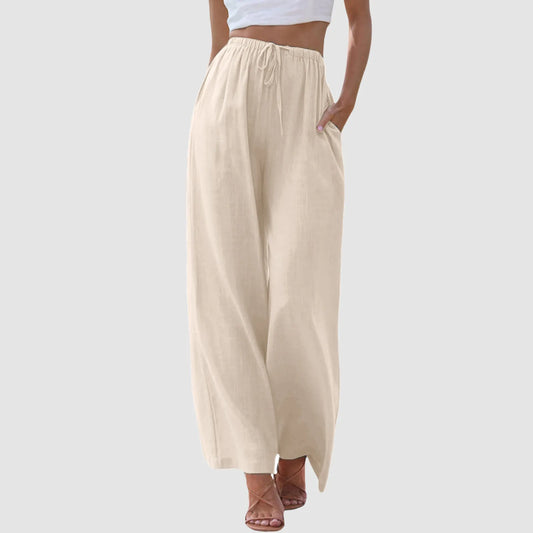 Lentivo™️|  Pantaloni a vita alta a gamba larga