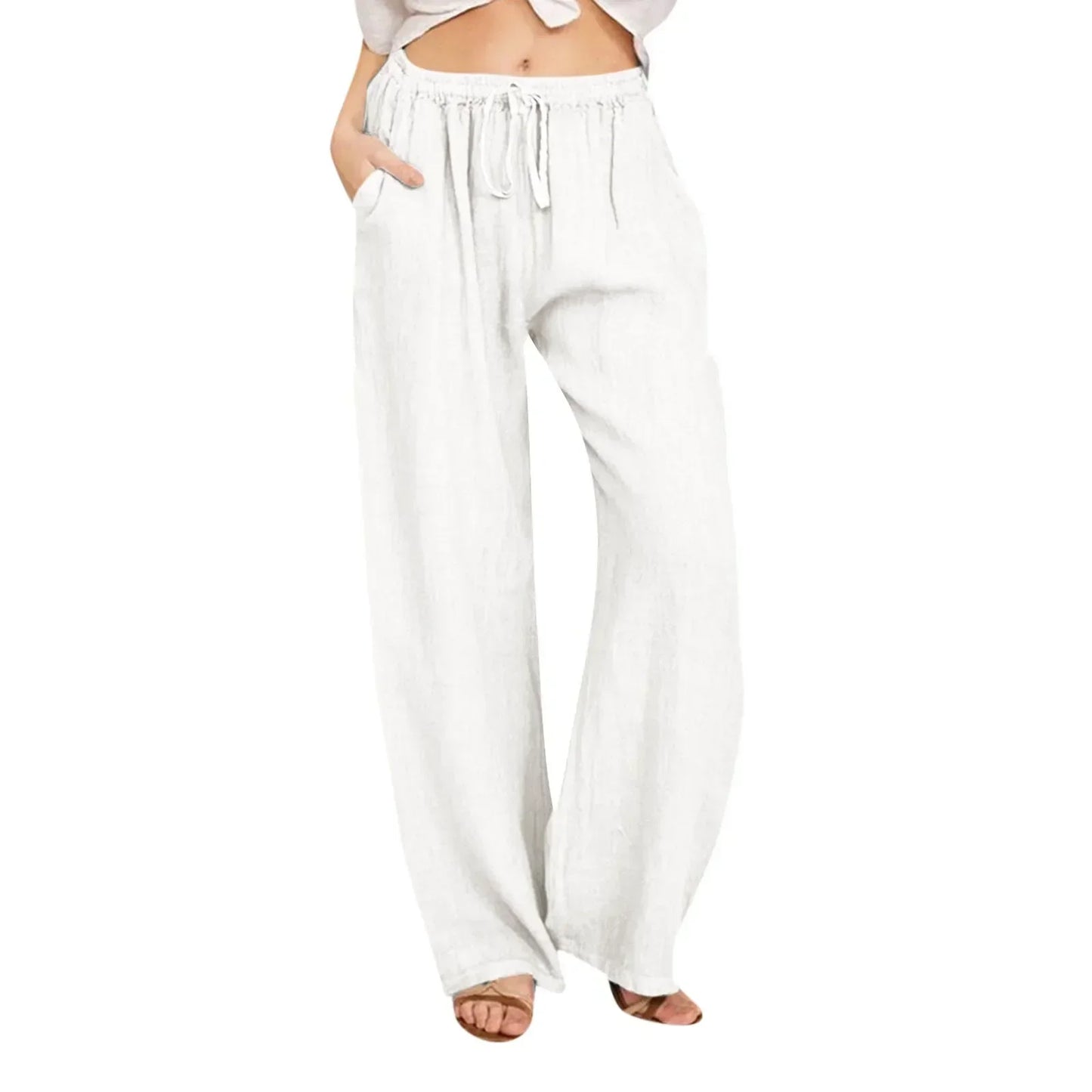 Lentivo™️|  Pantaloni comfort a gamba larga.