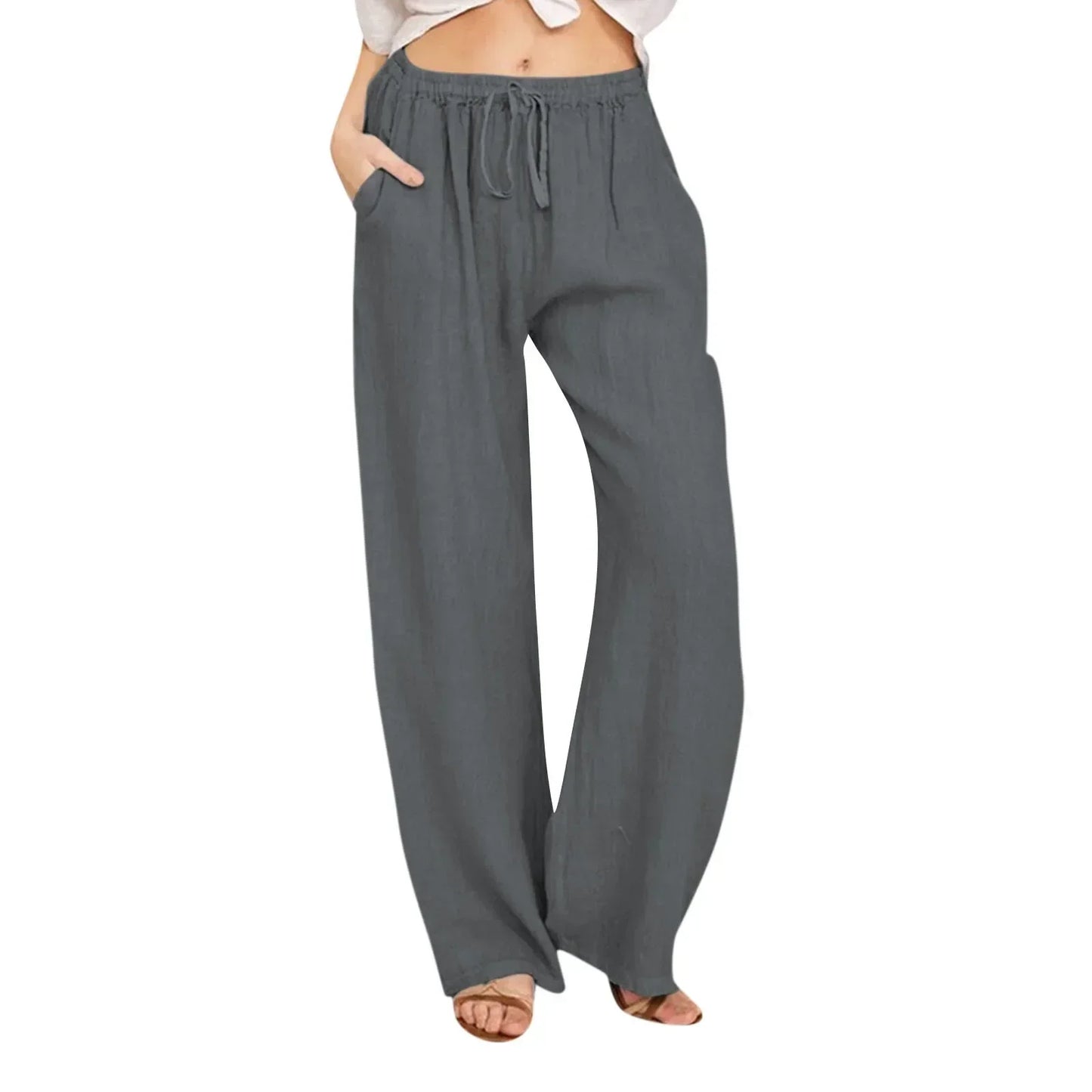 Lentivo™️|  Pantaloni comfort a gamba larga.