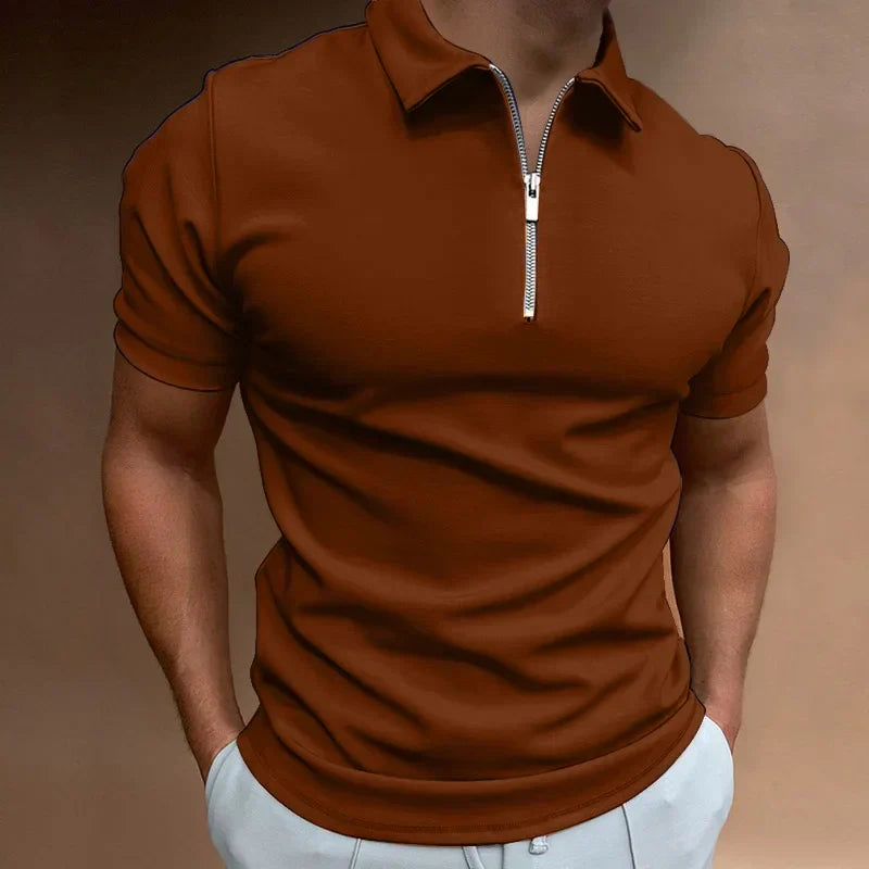 Lentivo™️| Klassieke Rits Polo Shirt 2+1 Gratis Geslaagd