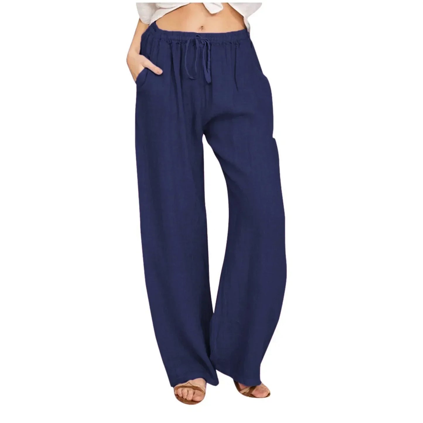 Lentivo™️|  Pantaloni comfort a gamba larga.