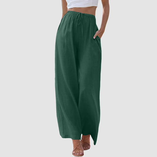 Lentivo™️|  Pantaloni comfort a gamba larga e vita alta