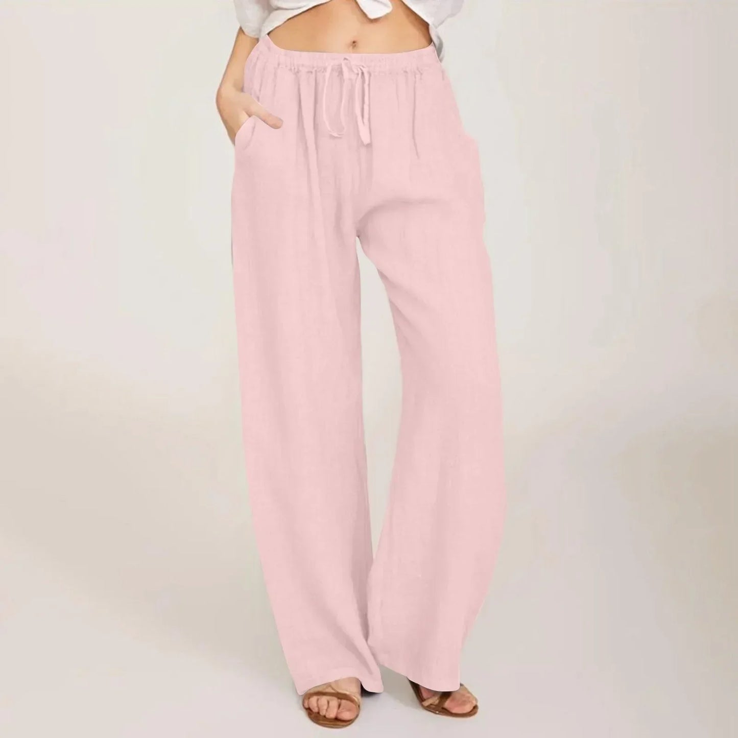 Lentivo™️|  Pantaloni comfort a gamba larga.