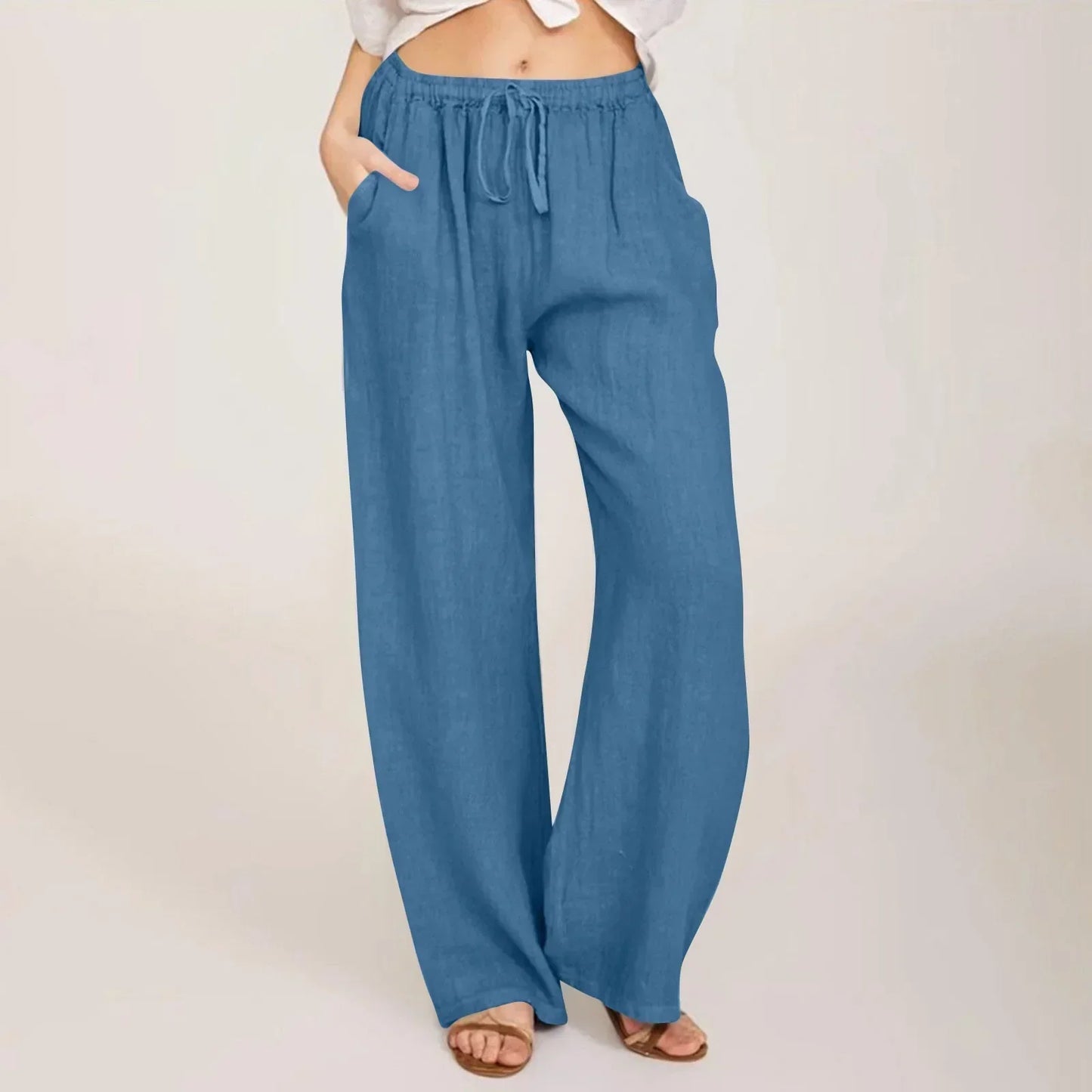 Lentivo™️|  Pantaloni comfort a gamba larga.