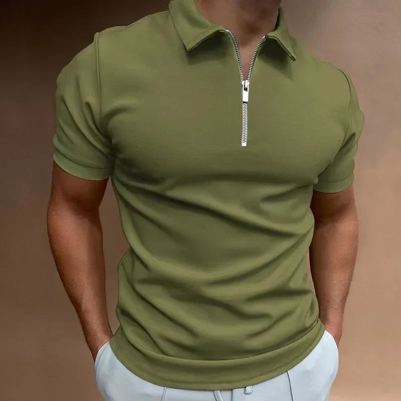 Lentivo™️| Klassieke Rits Polo Shirt 2+1 Gratis Geslaagd