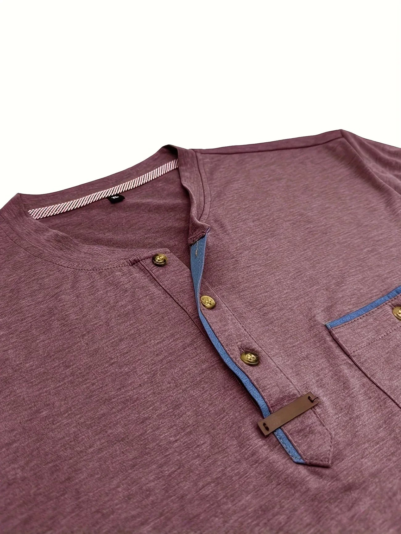 Savrani™ | T-shirt elegante con colletto rotondo e tasca