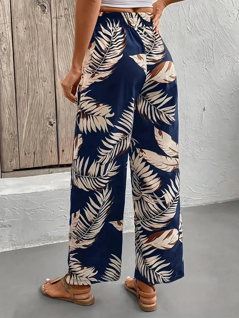 Camille™ | Luchtige Dames Zomerbroek met Bloemenprint