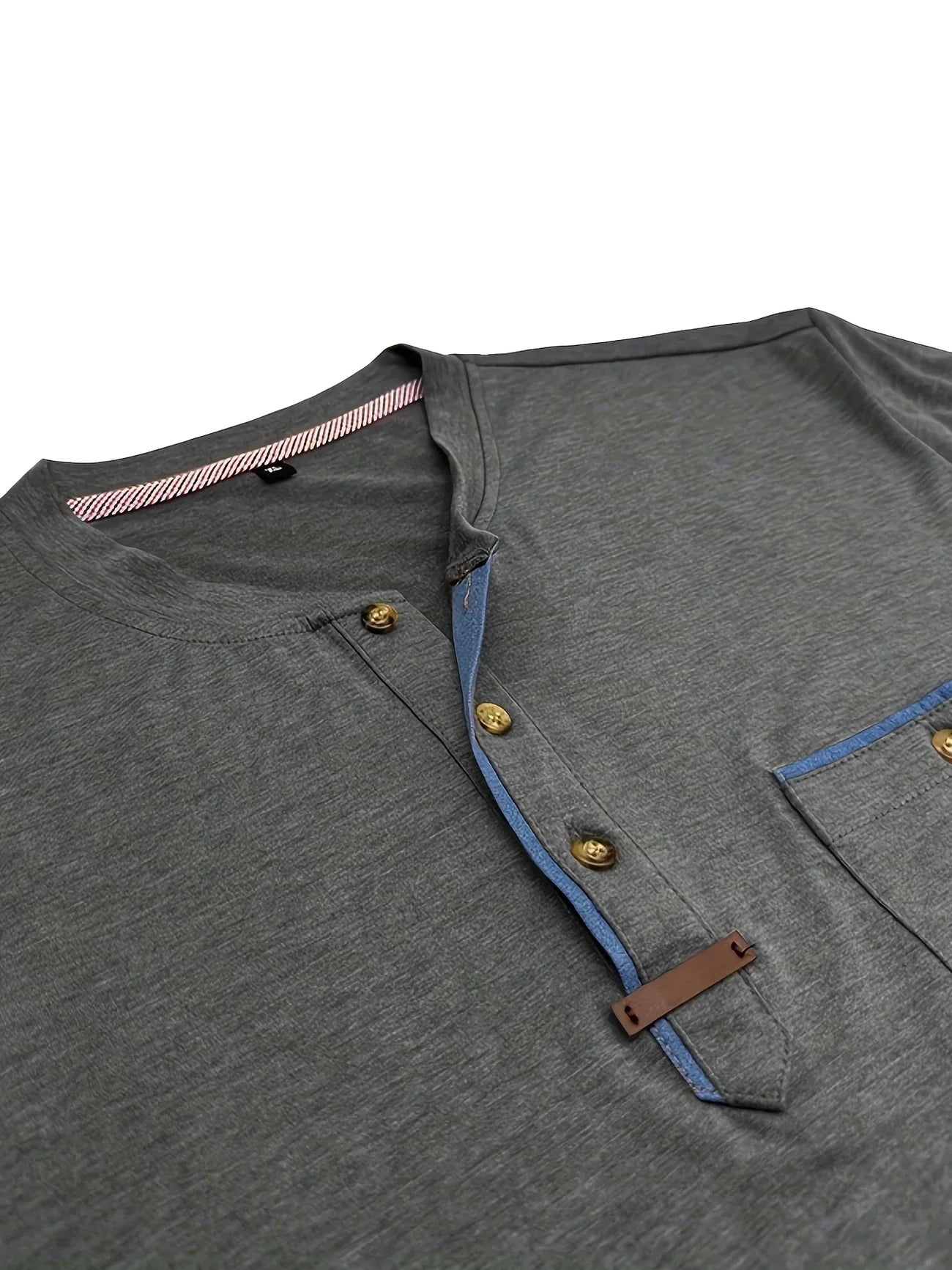 Savrani™ | T-shirt elegante con colletto rotondo e tasca