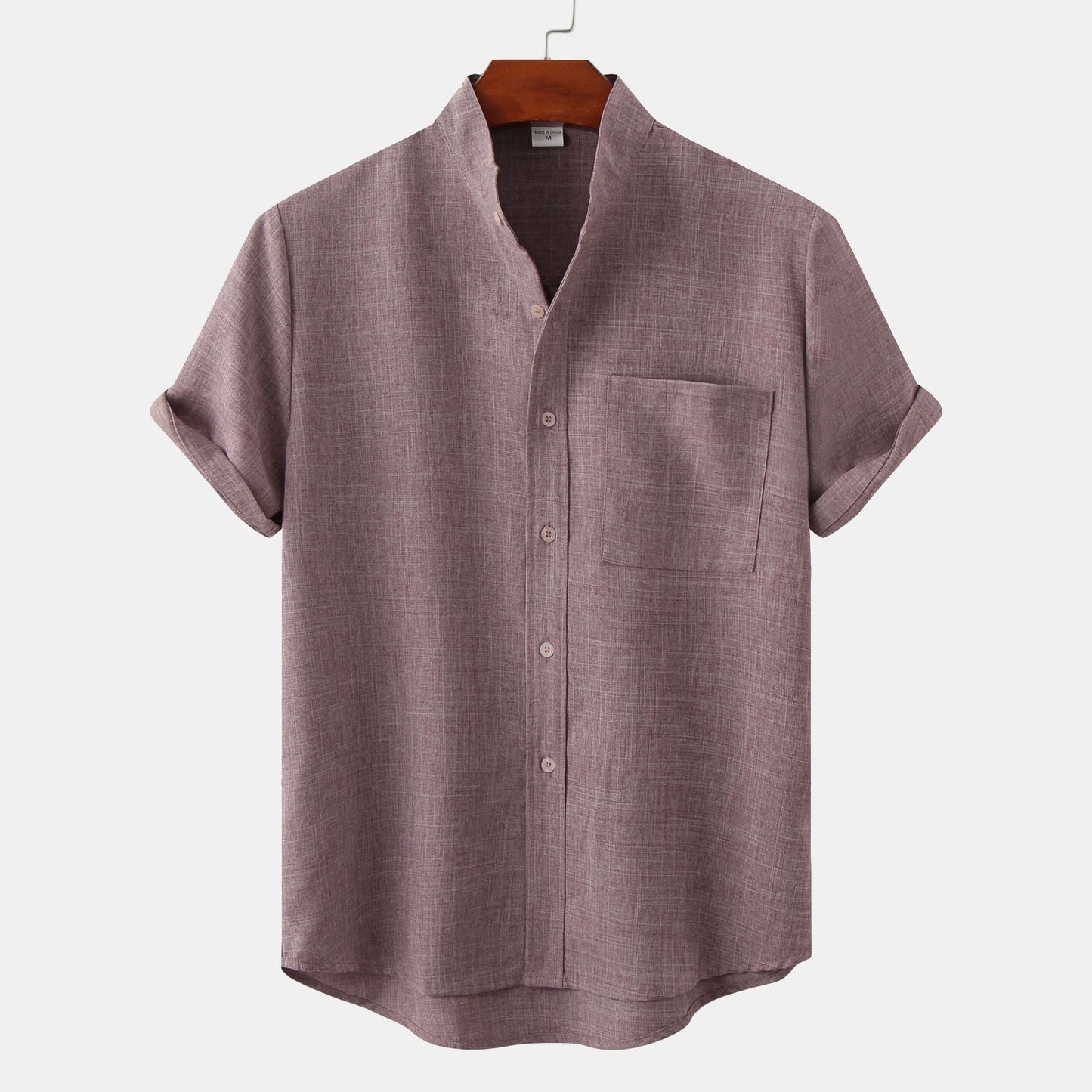 Savrani™ | Camicia in cotone unita con bottoni.