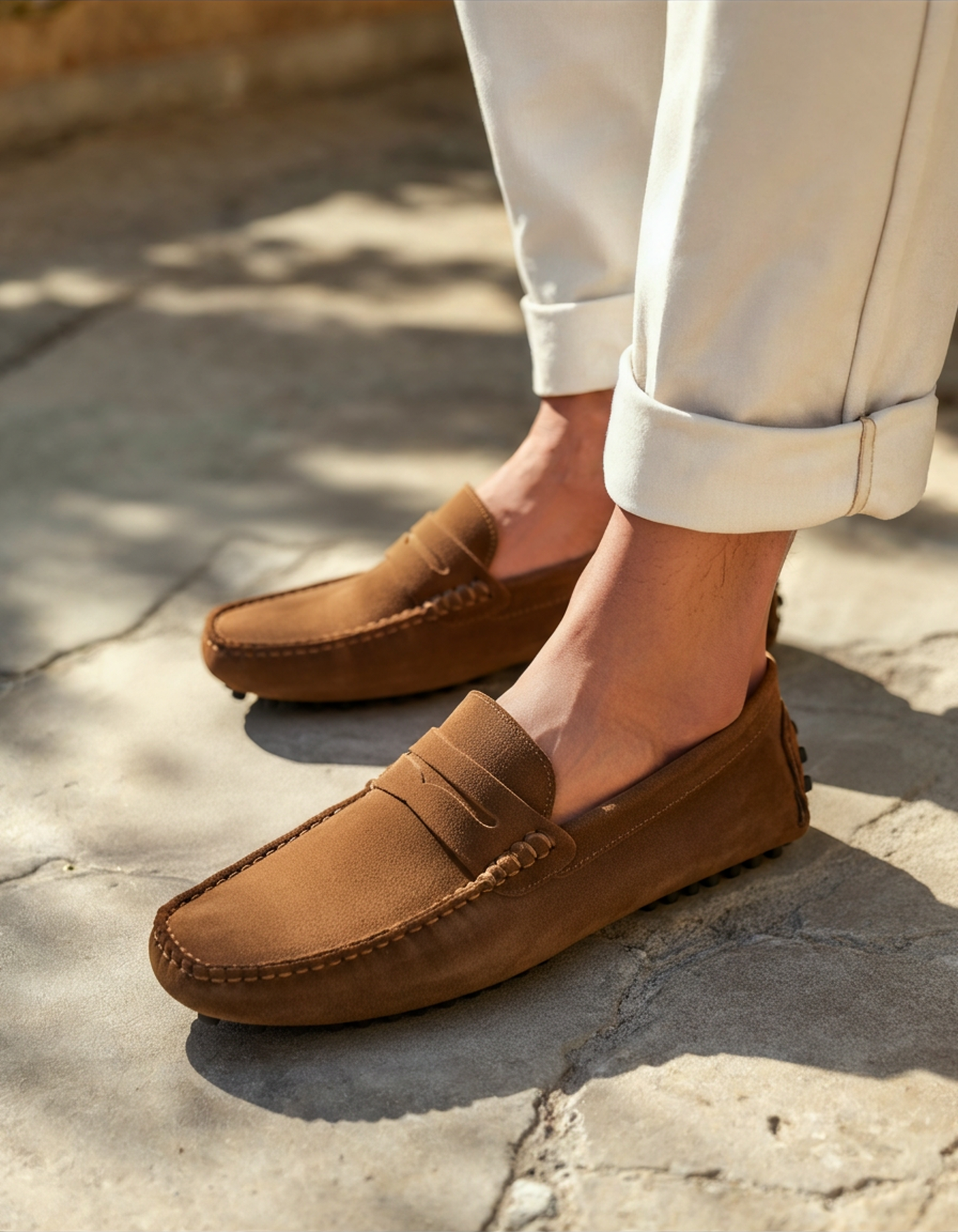 Lentivo™| Suede Driver Loafers