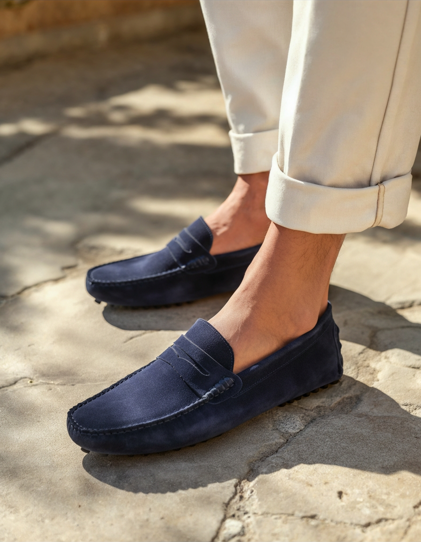 Lentivo™| Suede Driver Loafers