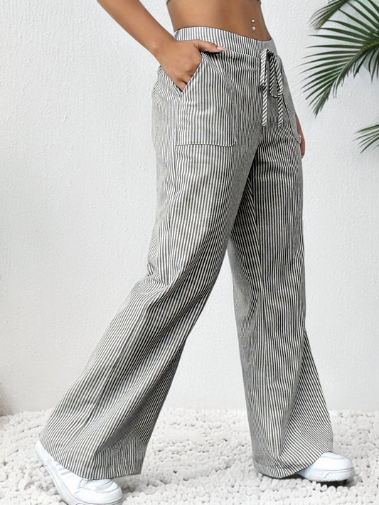 Gulia™ | Casual Dames Zomerbroek met Wijde Pijpen