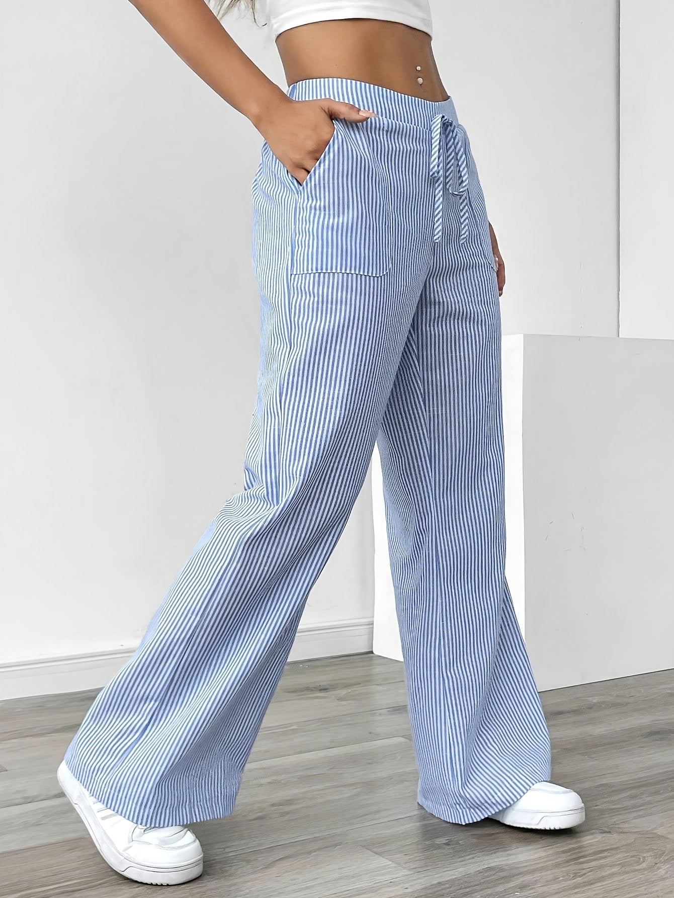 Gulia™ | Casual Dames Zomerbroek met Wijde Pijpen