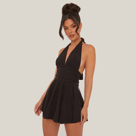 Lentivo™️| Halter Mini Jurk
