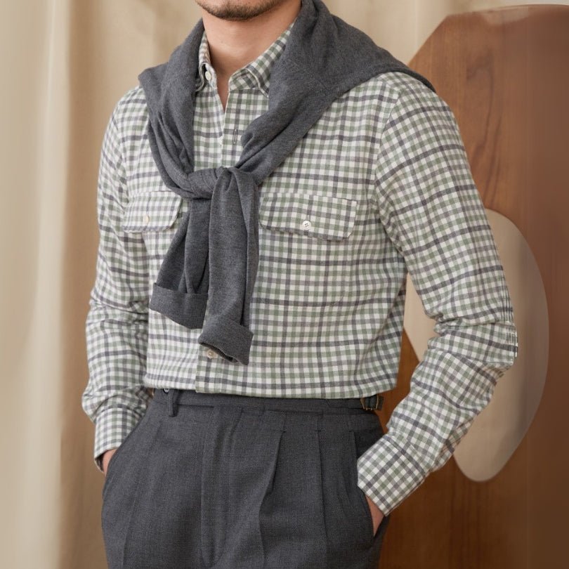 Lentivo™️| Katoenen Shirt - Bos Ruit