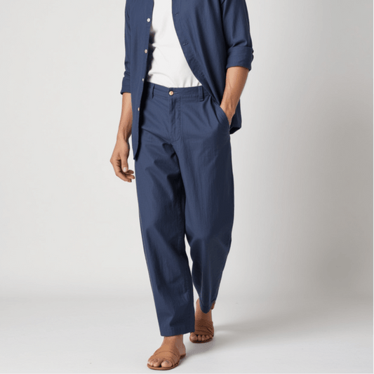 Riviera - Linnen Tailored Fit Chino's