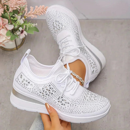 Lentivo™️| Orthopedische sneakers met glinsterende steentjes