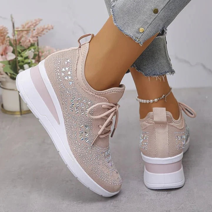 Lentivo™️| Orthopedische sneakers met glinsterende steentjes