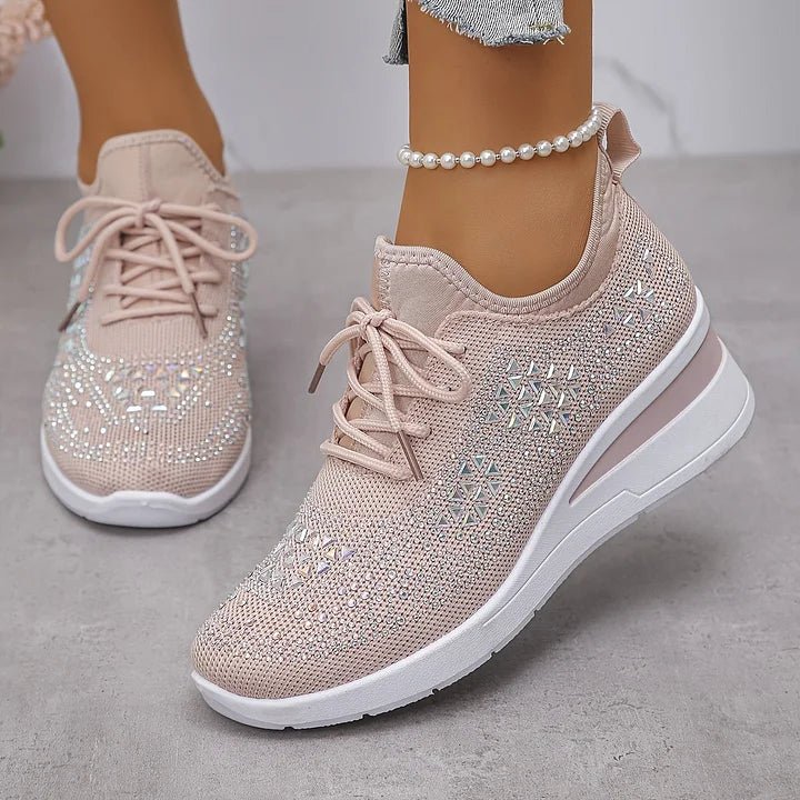 Lentivo™️| Orthopedische sneakers met glinsterende steentjes