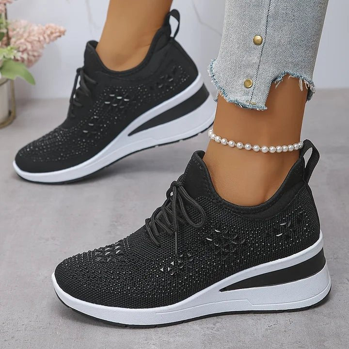 Lentivo™️| Orthopedische sneakers met glinsterende steentjes