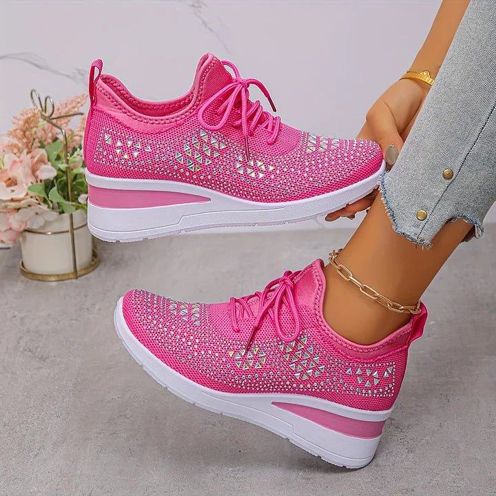 Lentivo™️| Orthopedische sneakers met glinsterende steentjes