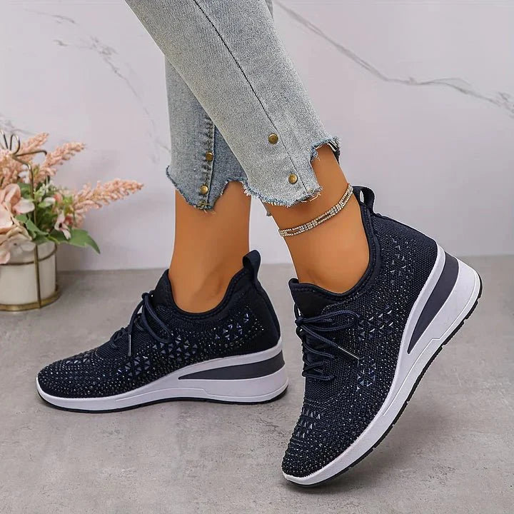 Lentivo™️| Orthopedische sneakers met glinsterende steentjes
