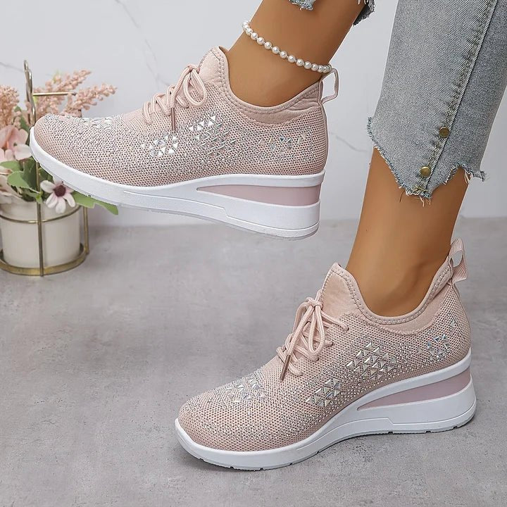 Lentivo™️| Orthopedische sneakers met glinsterende steentjes
