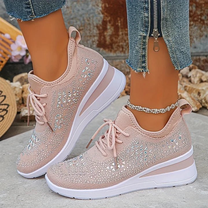Lentivo™️| Orthopedische sneakers met glinsterende steentjes
